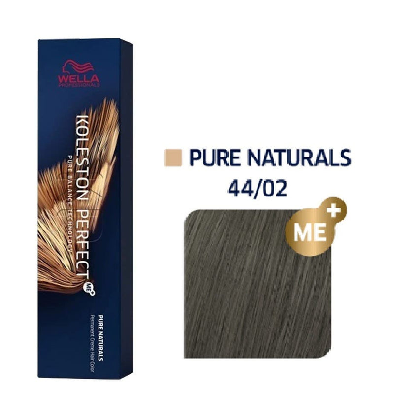 Wella Koleston Perfect Me+ Permanent Hair Colour 60G - 44/02 Medium Brown Intensive Natural Matt