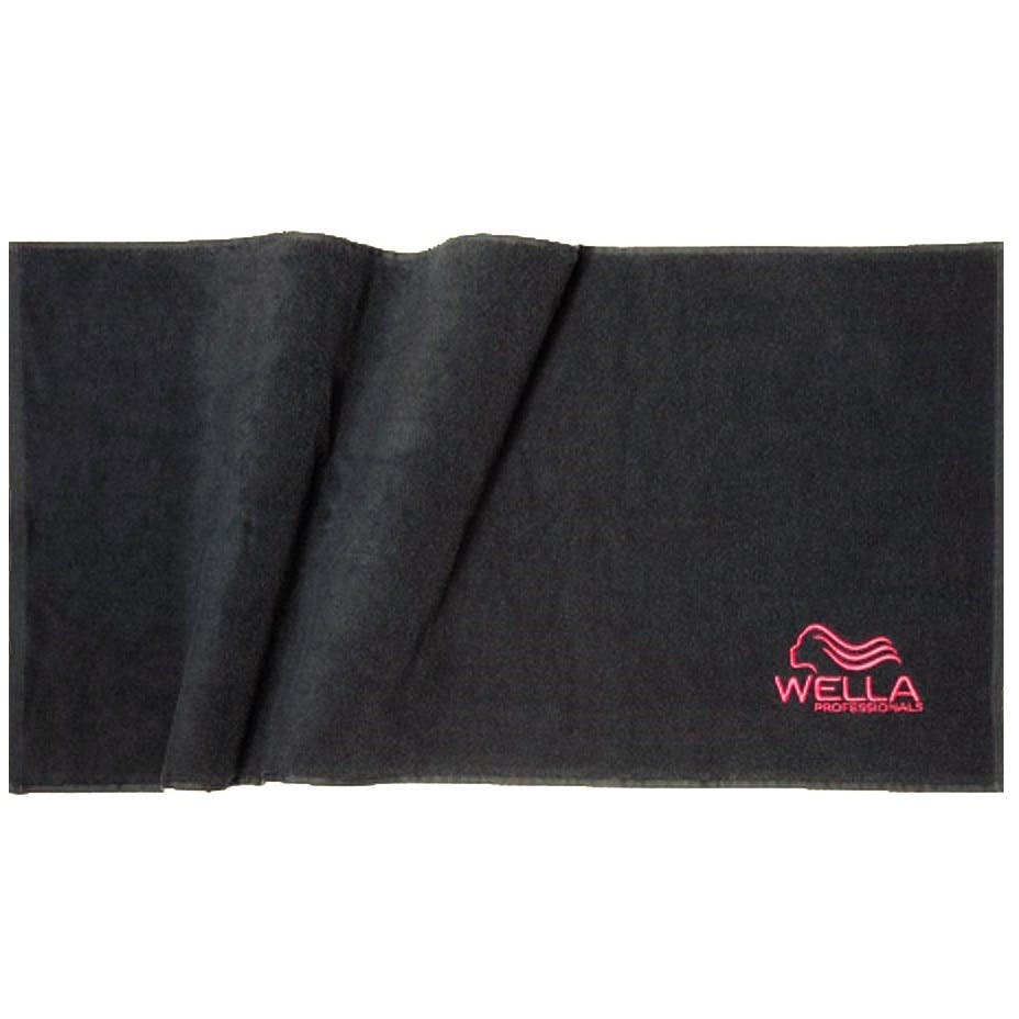 Wella Professionals Black Towel 100% Cotton, 1pc