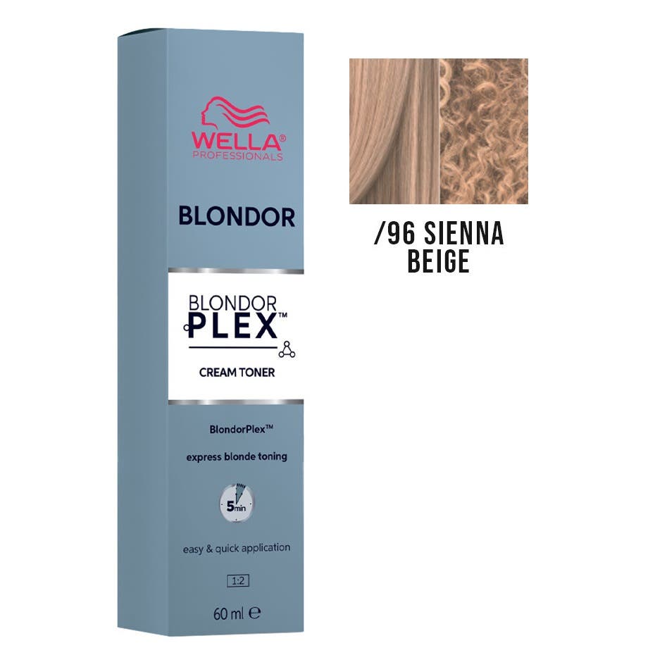 Wella Professionals Blondor Plex Permanent Cream Toner 60ml - /96 Sienna Beige