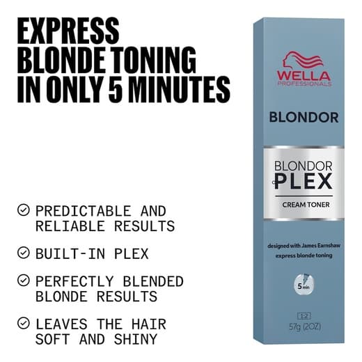 Wella Professionals Blondor Plex Permanent Cream Toner 60ml - /97 Scandi Beige