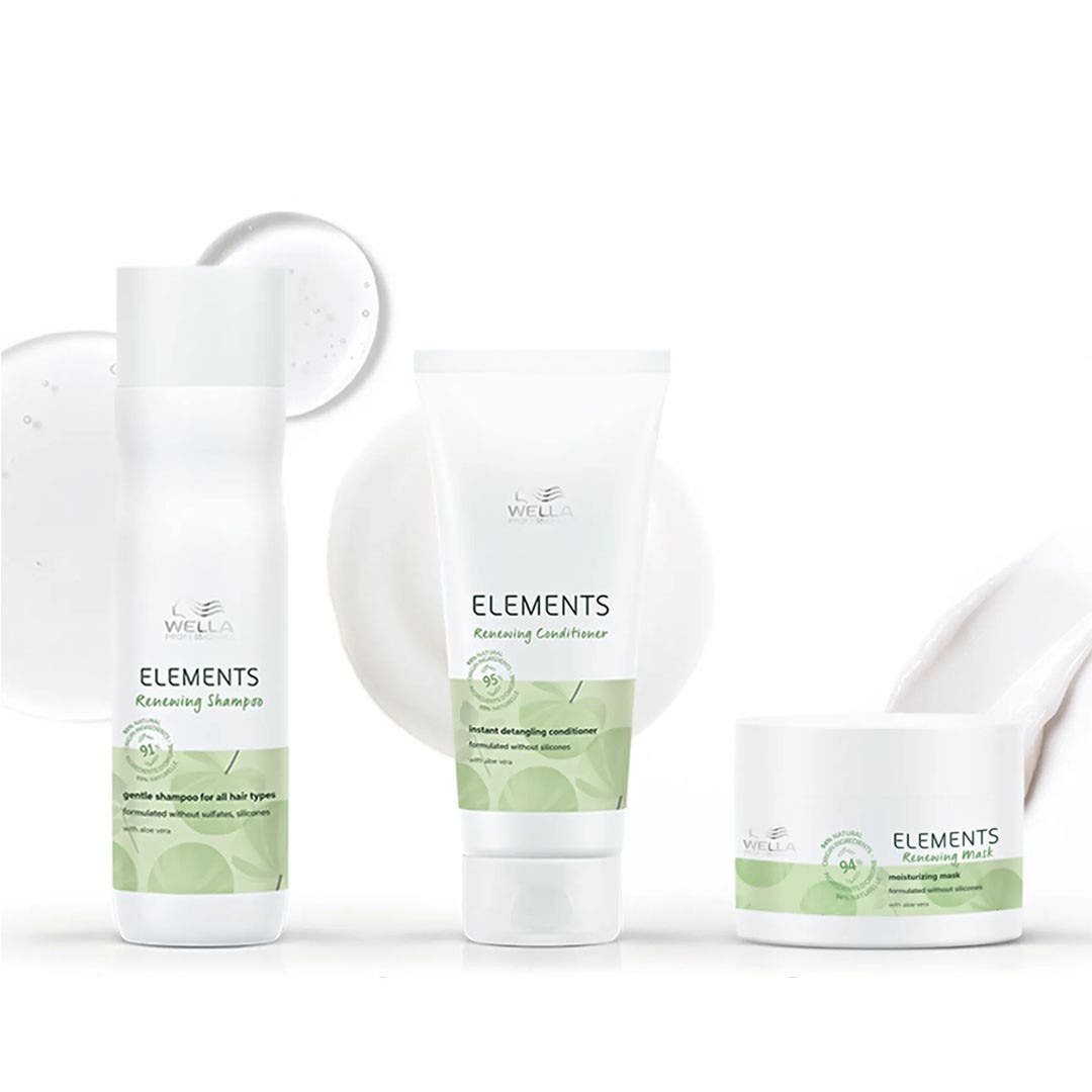 Wella Professionals Elements Trio Pack Shampoo, Conditioner, Mask