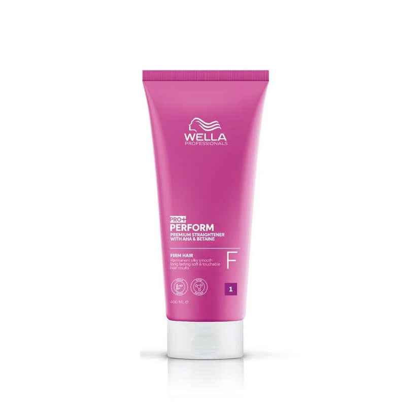 Wella Professionals PRO+ PERFORM Premium Permanent Straightener 400g for Firm Hair F Step 1