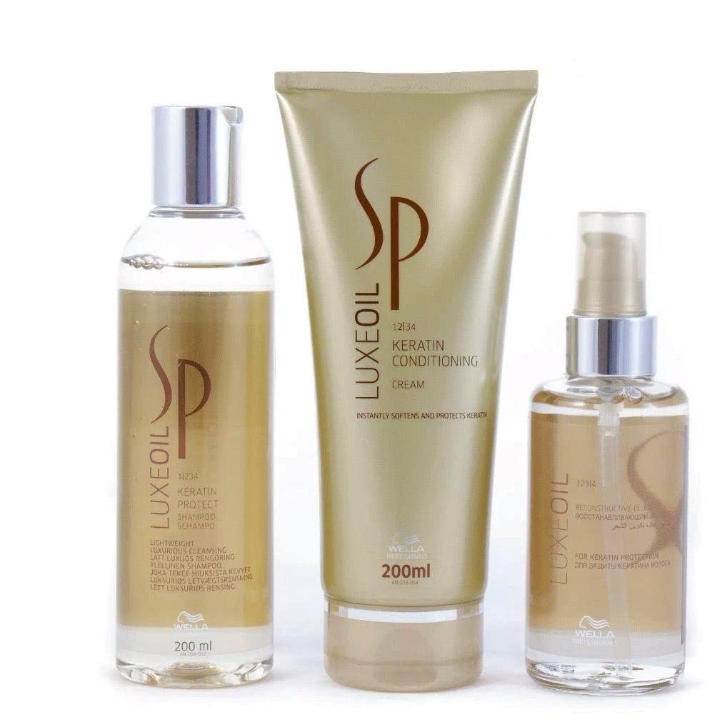 Wella Professionals SP Luxeoil Trio Pack Shampoo, Conditioner + Elixir