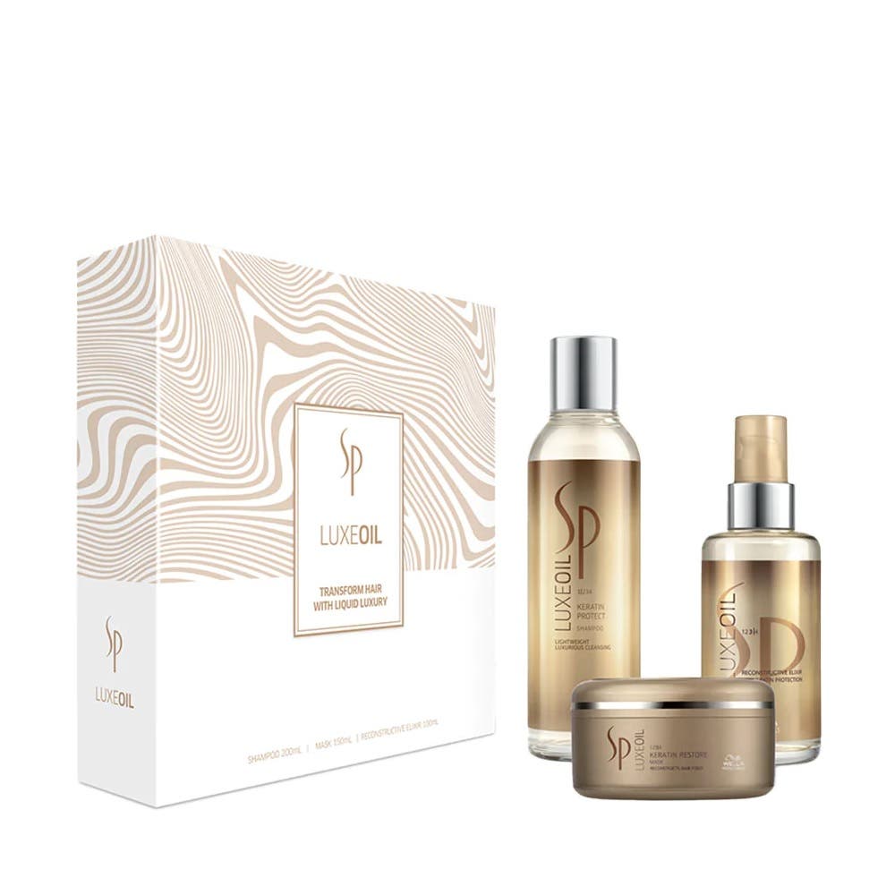 Wella Professionals SP Luxeoil Trio - Shampoo, Mask & Elixir