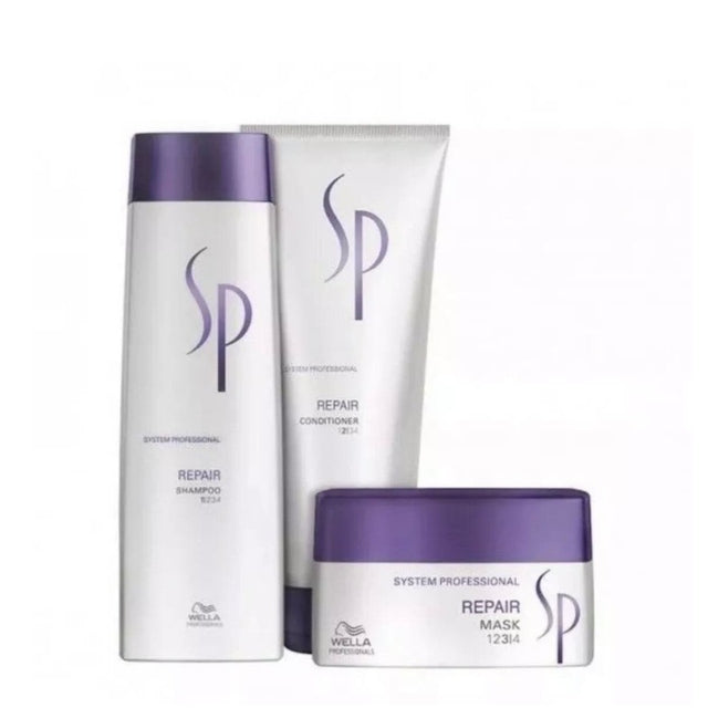 Wella Professionals SP Repair Trio Shampoo, Conditioner & Mask