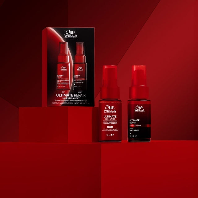 Wella Professionals Ultimate Repair 24HRS Repair Duo Set Miracle Hair Rescue 30ml & Night Serum 30ml