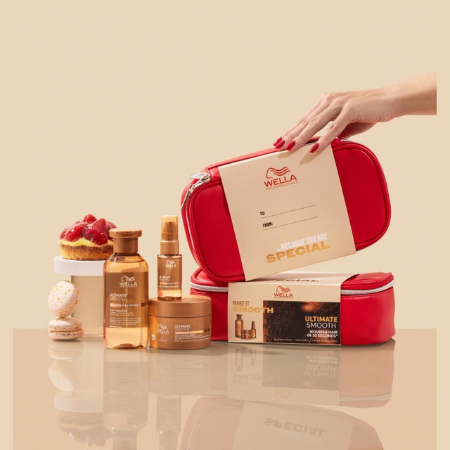 Wella Professionals Ultimate Smooth Nourish Trio Kit 250ml Shampoo, 150ml Mask and 30ml Serum