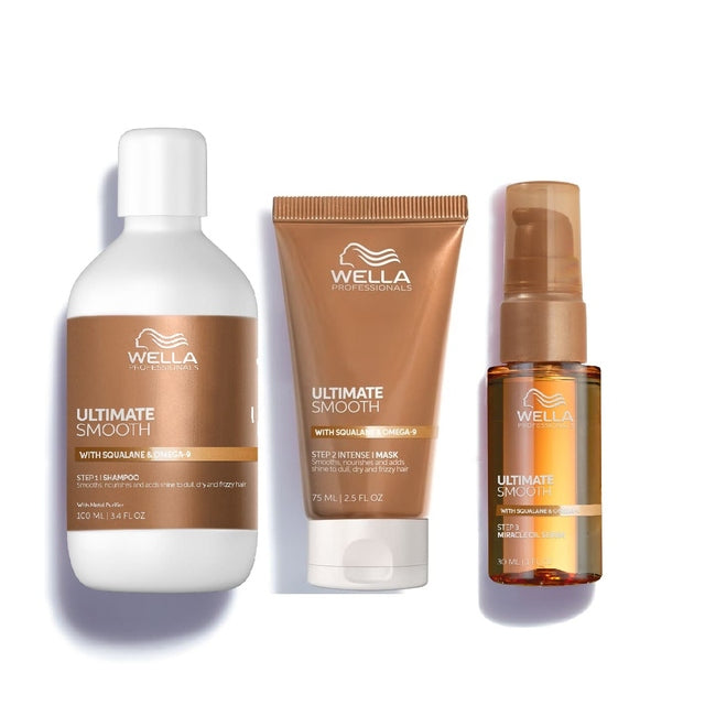 Wella Professionals Ultimate Smooth Traveling Kit 100ml Shampoo, 75ml Mask and 30ml Serum