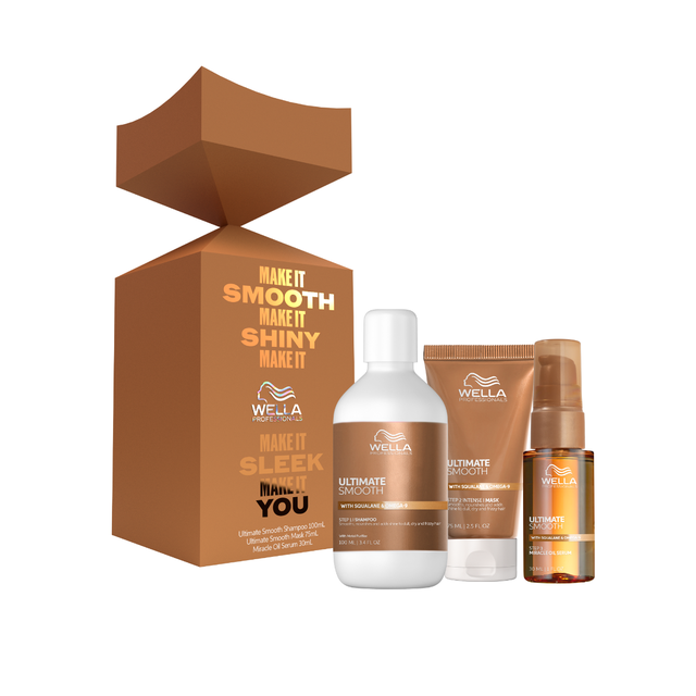 Wella Professionals Ultimate Smooth Traveling Kit 100ml Shampoo, 75ml Mask and 30ml Serum