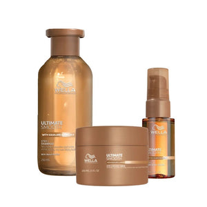 Wella Professionals Ultimate Smooth Nourish Trio Kit ( 250ml Shampoo, 150ml Mask and 30ml Serum)