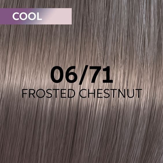 Wella Shinefinity Zero Lift Glaze 60ml - 06/71 Cool Frosted Chestnut