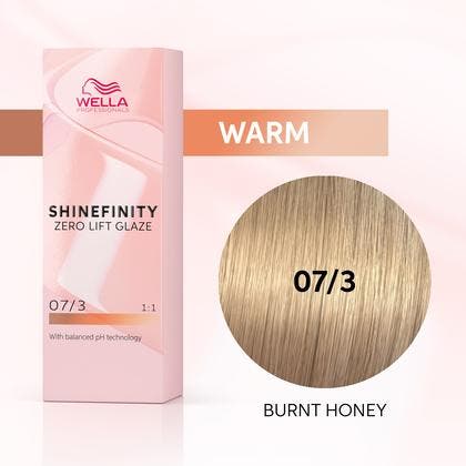 Wella Shinefinity Zero Lift Glaze 60ml - 07/3 Burnt Honey