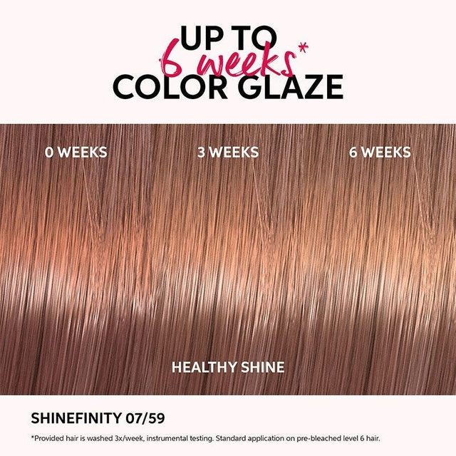 Wella Shinefinity Zero Lift Glaze Demi-Permanent Colour Chart