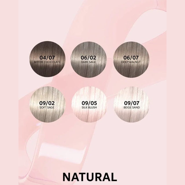 Wella Shinefinity Zero Lift Glaze Demi-Permanent Colour Chart