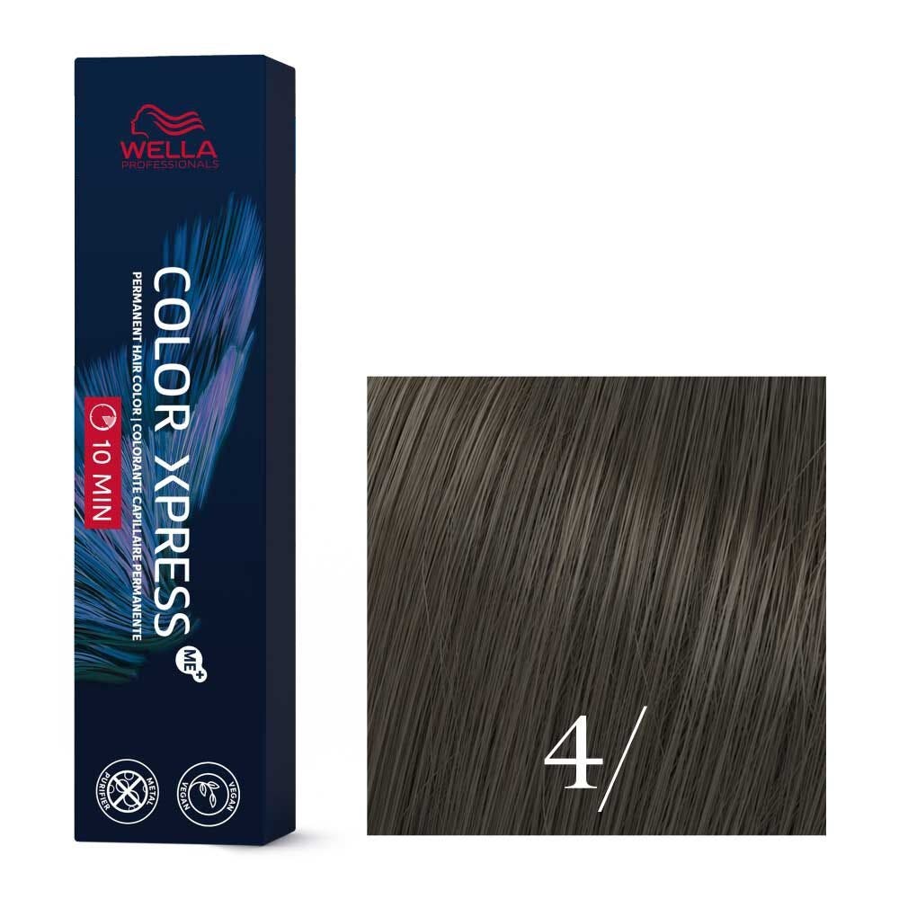Wella Color Xpress Me+ 10 Minute Permanent Creme Color 60ml - 4/ Medium Brown