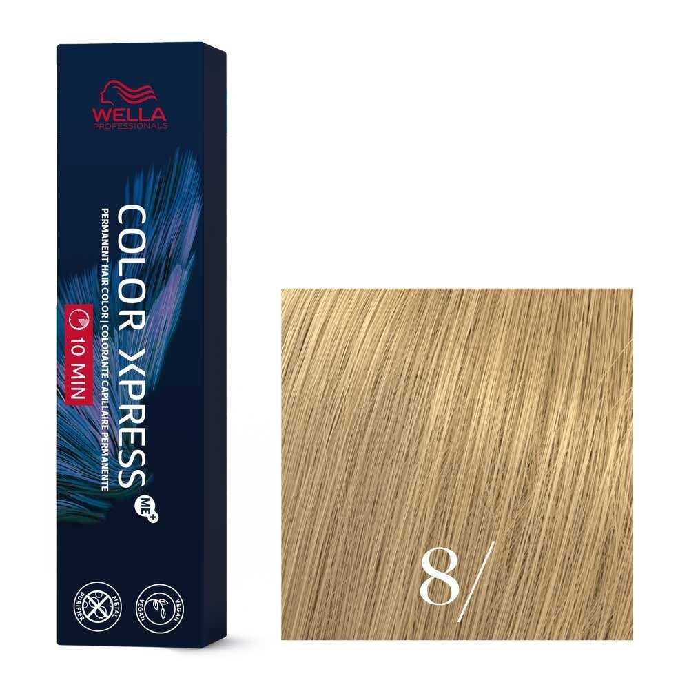 Wella Color Xpress Me+ 10 Minute Permanent Creme Color 60ml - 8/ Light Blonde