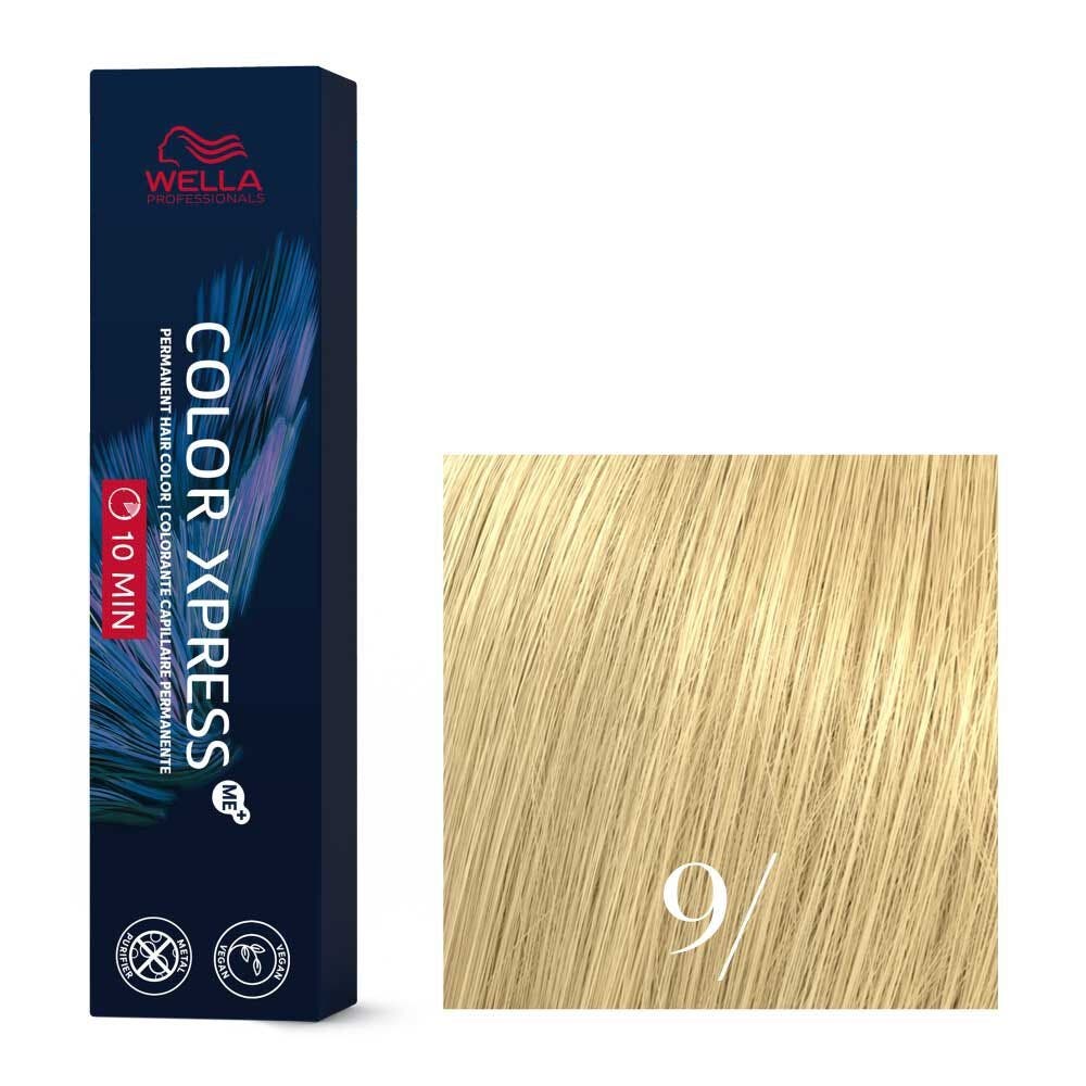 Wella Color Xpress Me+ 10 Minute Permanent Creme Color 60ml - 9/ Very Light Blonde