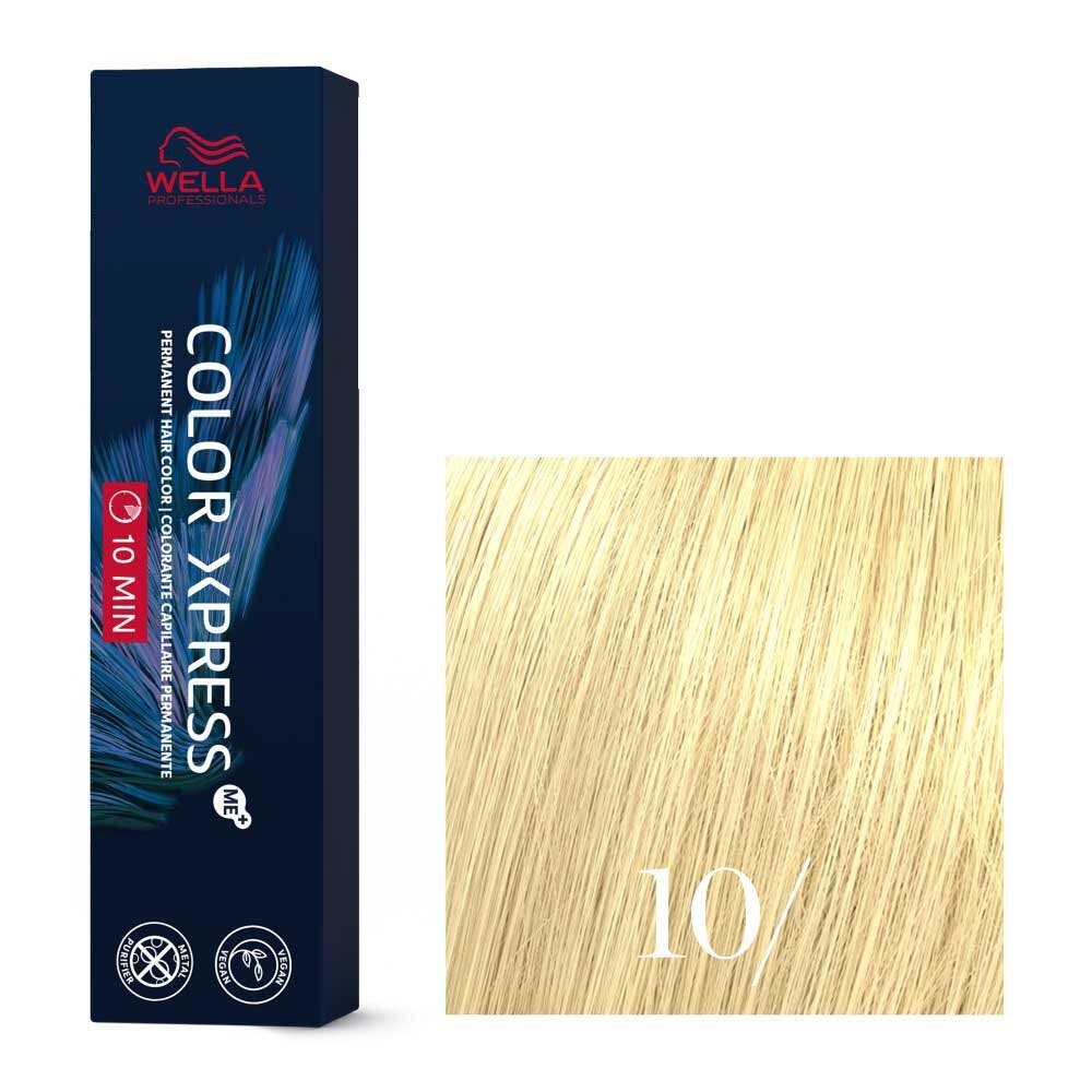 Wella Color Xpress Me+ 10 Minute Permanent Creme Color 60ml - 10/ Lightest Blonde