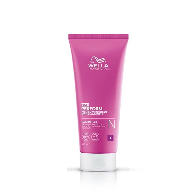 Wella Professionals PRO+ PERFORM Premium Permanent Straightener 400g for Natural Hair (N) Step 1