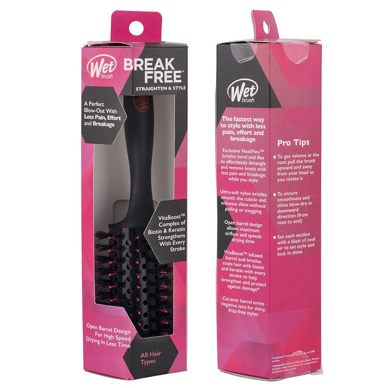 WetBrush Break Free Straighten and Style - Fast Dry Round Brush, Circle