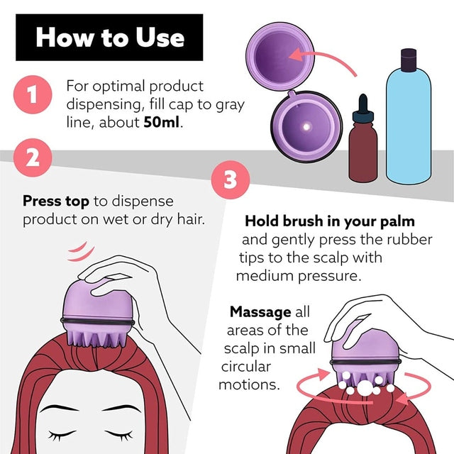 WetBrush Exfoliating Scalp Massager Brush *Choose colour