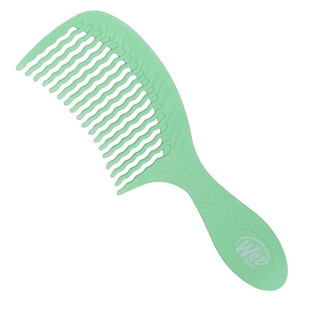 WetBrush Go Green Detangling Comb Aqua - Tea Tree Oil Infused