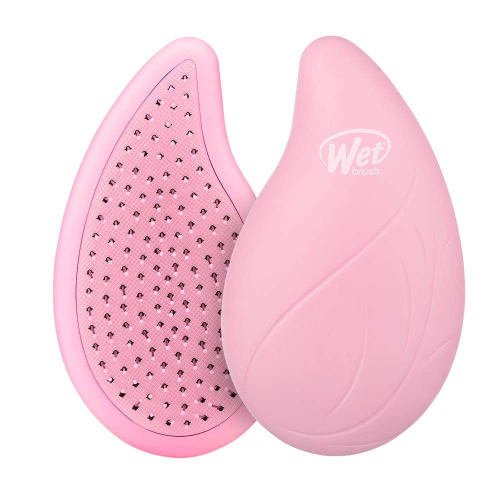 WetBrush Go Green Palm Detangler Pink - Watermelon Oil Infused Cushion