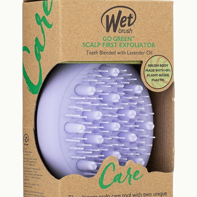 WetBrush Go Green Scalp First Exfoliator - Teeth Blended with Lavender Oil