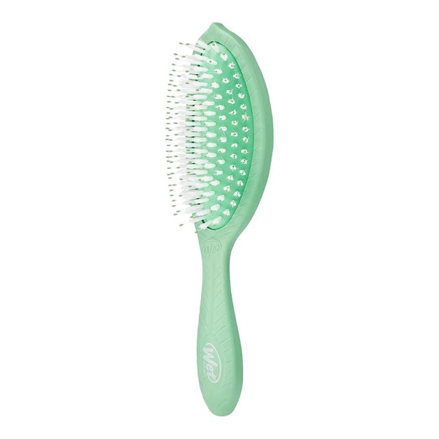 WetBrush Go Green Shine Hair Brush Aqua - Tea Tree Oil Infused
