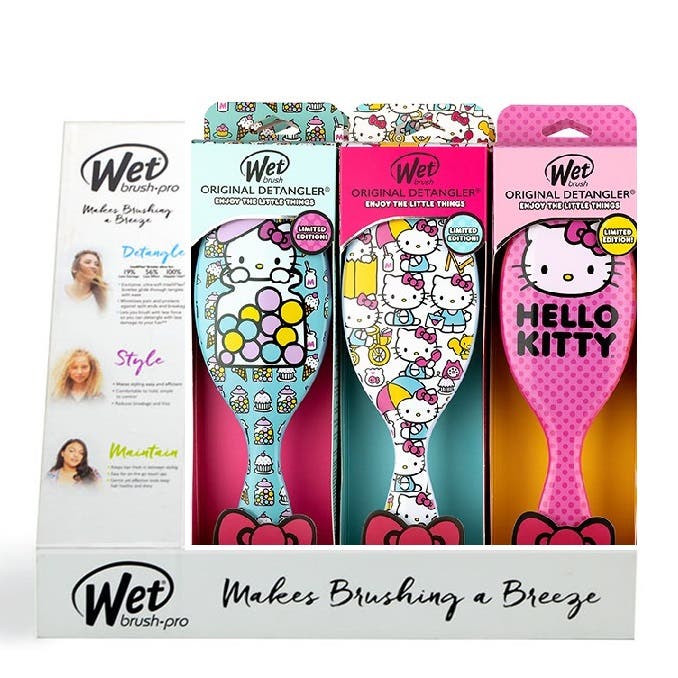 WetBrush Hello Kitty Detangler Display 9pc