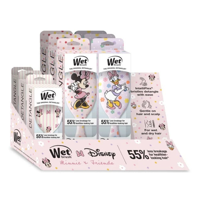 WetBrush Hello Minnie Detangler Display 6xOriginal Detangler + 3xMini Detangler