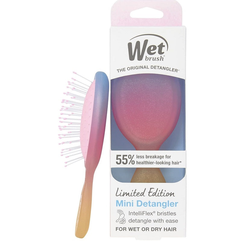 WetBrush Mini Detangler Electric Sky - Pink