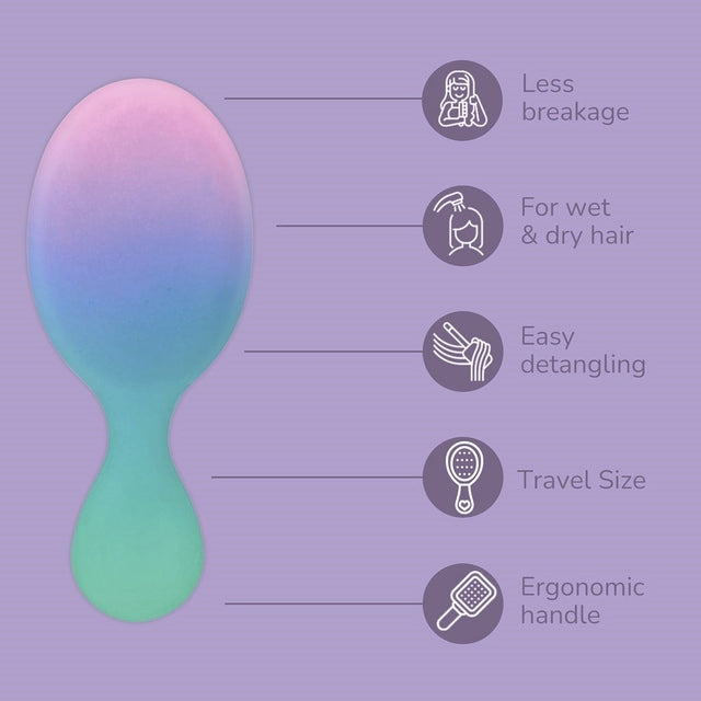 WetBrush Mini Detangler Electric Sky - Purple