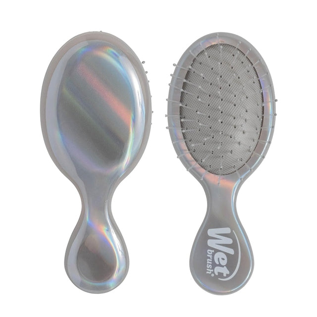 WetBrush Mini Detangler Iridescence Icon/Holographic - Chrome