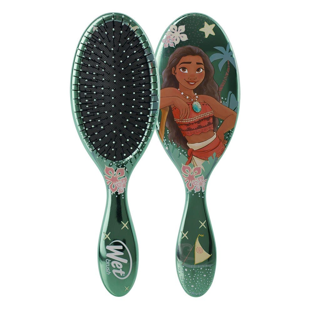 WetBrush Original Detangler Disney Princess, Wholehearted - Moana, Teal