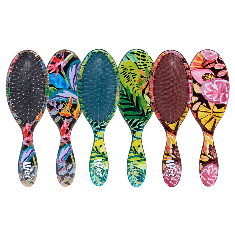 WetBrush Original Detangler Tropical Oasis - Burgundy