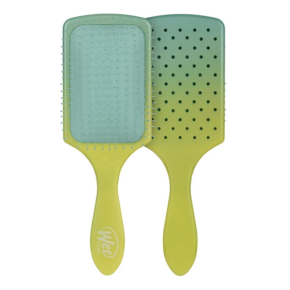 WetBrush Paddle Detangler Feel Good Ombre - Green/Blue
