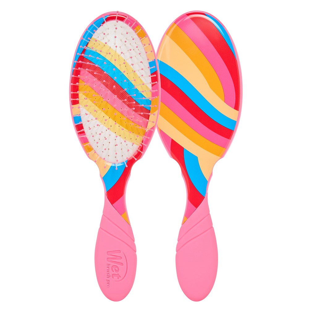 WetBrush Pro Detangler Retro Swirl - Pink