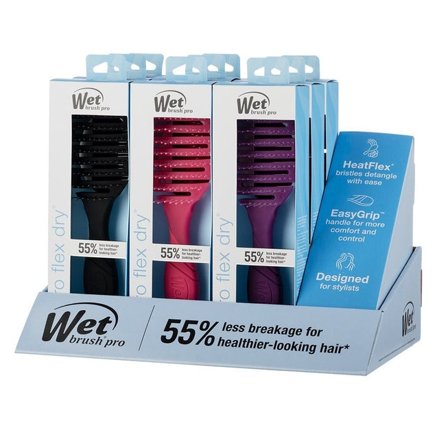 WetBrush Pro FROST Flex Dry Display 9xPRo Flex Dry Brushes