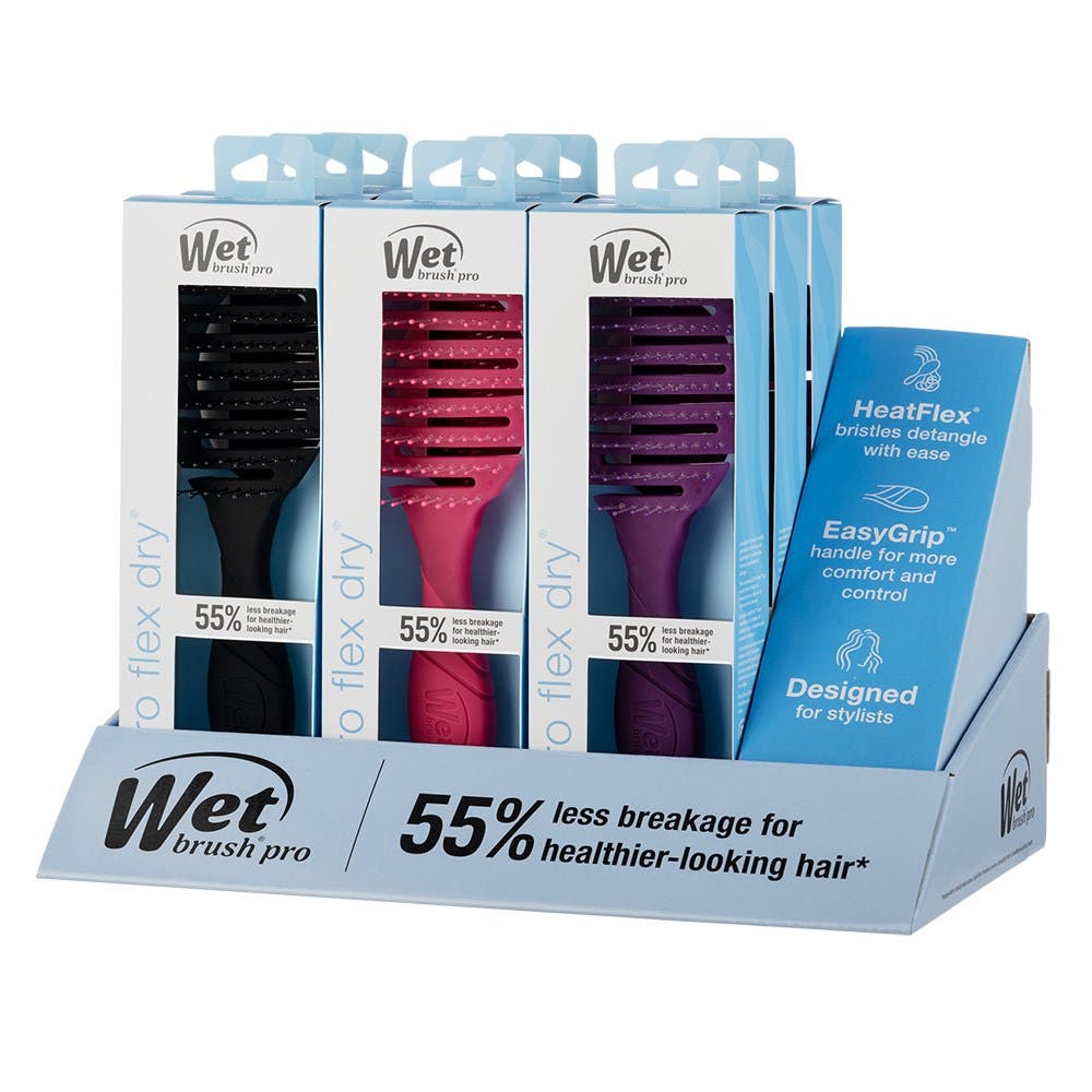WetBrush Pro FROST Flex Dry Display 9xPRo Flex Dry Brushes