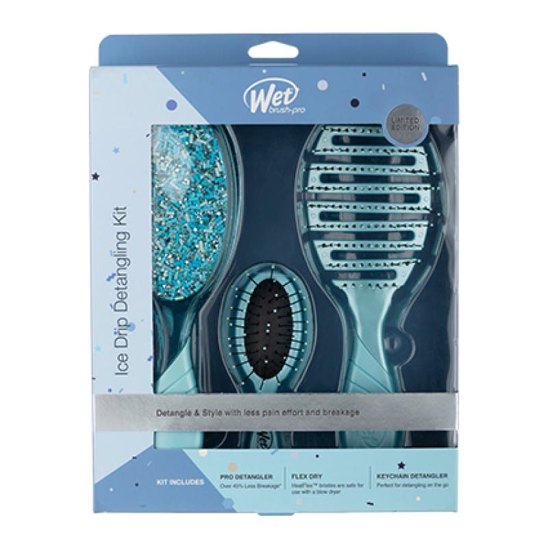 WetBrush Pro Glist Glamour Ice Drip Kit