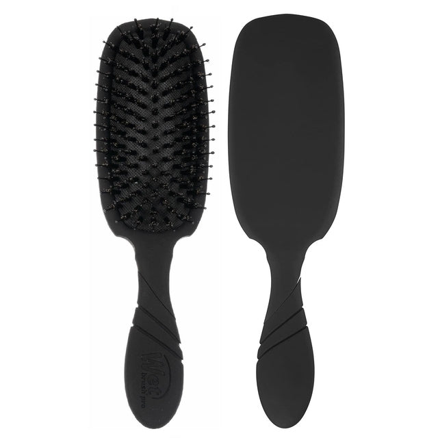 WetBrush Pro Shine Enhancer Boar Bristle FROST Smooth Styler - Black