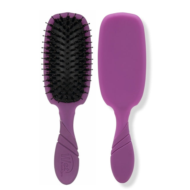 WetBrush Pro Shine Enhancer Boar Bristle FROST Smooth Styler - Purple