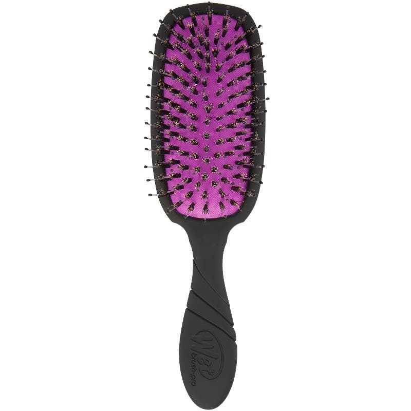 WetBrush Pro Smooth Styler Shine Enhancer IntelliFlex & Boar Bristle - Black
