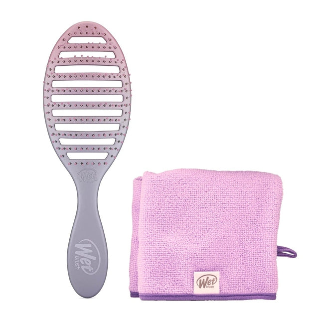 Wetbrush Feel Good Ombre Detangler & Dry Towel Duo