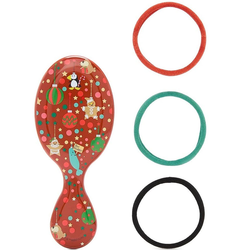 Wetbrush Holiday Mini Detangler With 3PC Elastics Kit - ELF
