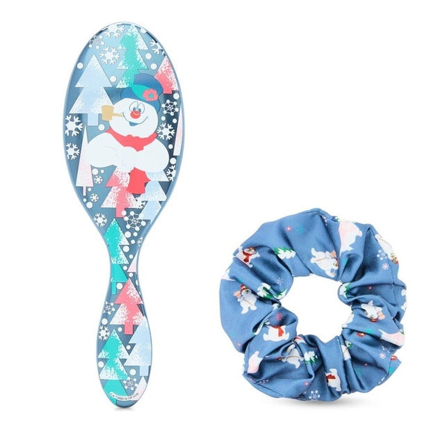 Wetbrush Holiday Original Detangler With Scrunchie Kit - Frosty the Snowman