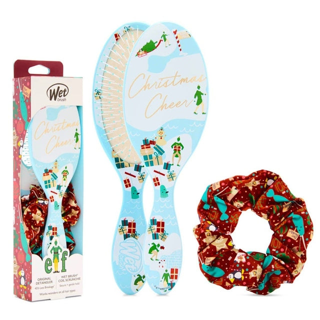 Wetbrush Holiday Original Detangler With Scrunchie Kit - ELF