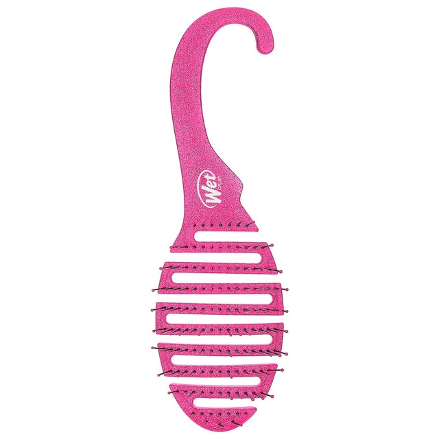 Wetbrush Shower Flex Detangler Hair Brush Pink Glitter