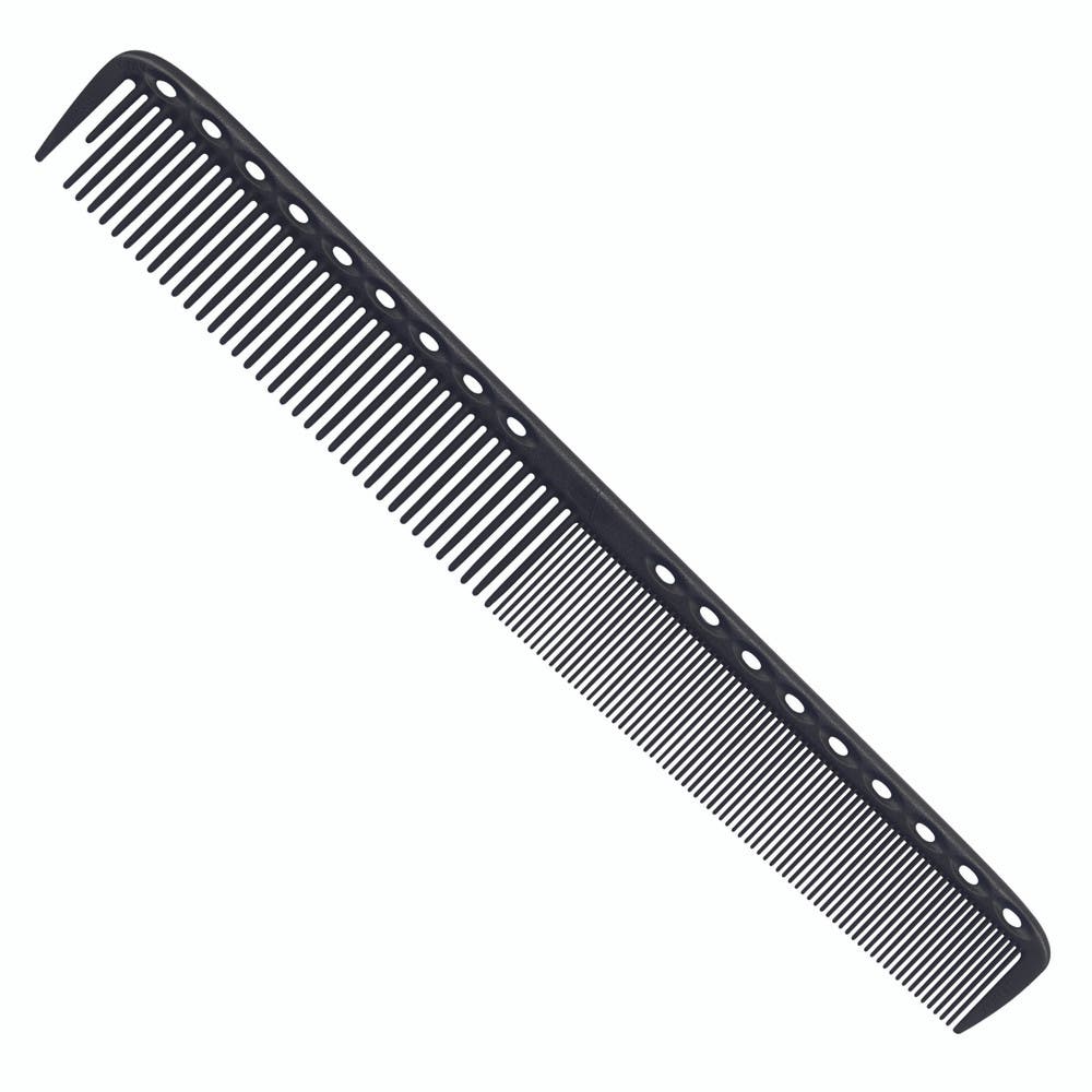 Y.S.Park Fine Tooth Cutting Comb Extra Long YS-335 - Carbon Black